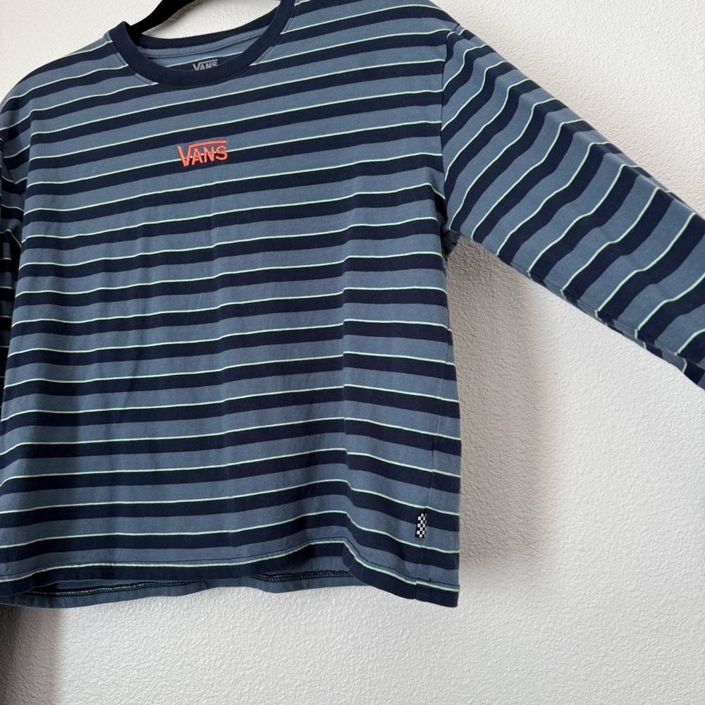 Vans Striped Long Sleeve Shirt - Size XS - Picture 4 of 6